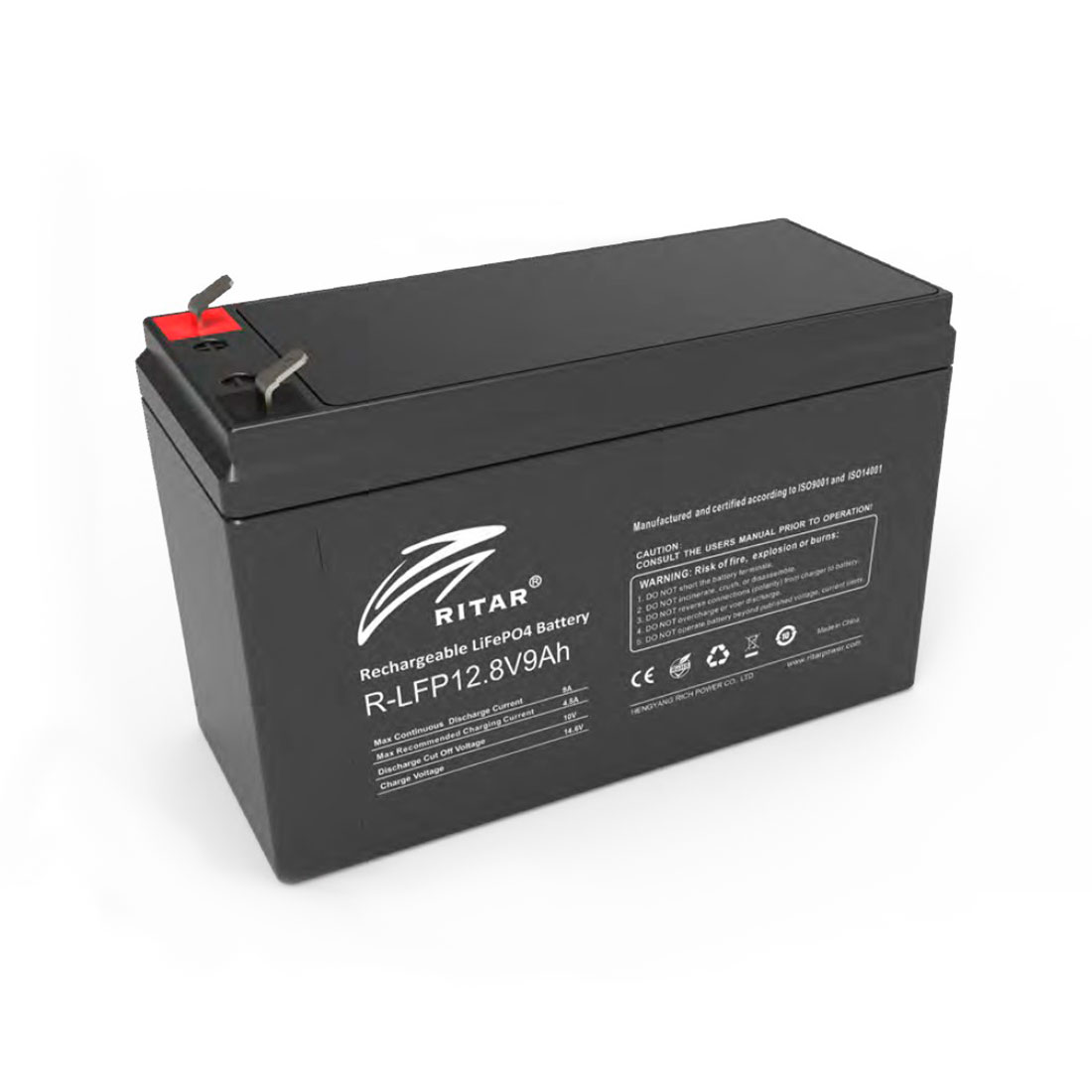 Аккумуляторная батарея Ritar R-LFP12.8V9Ah R-LFP12.8V9Ah