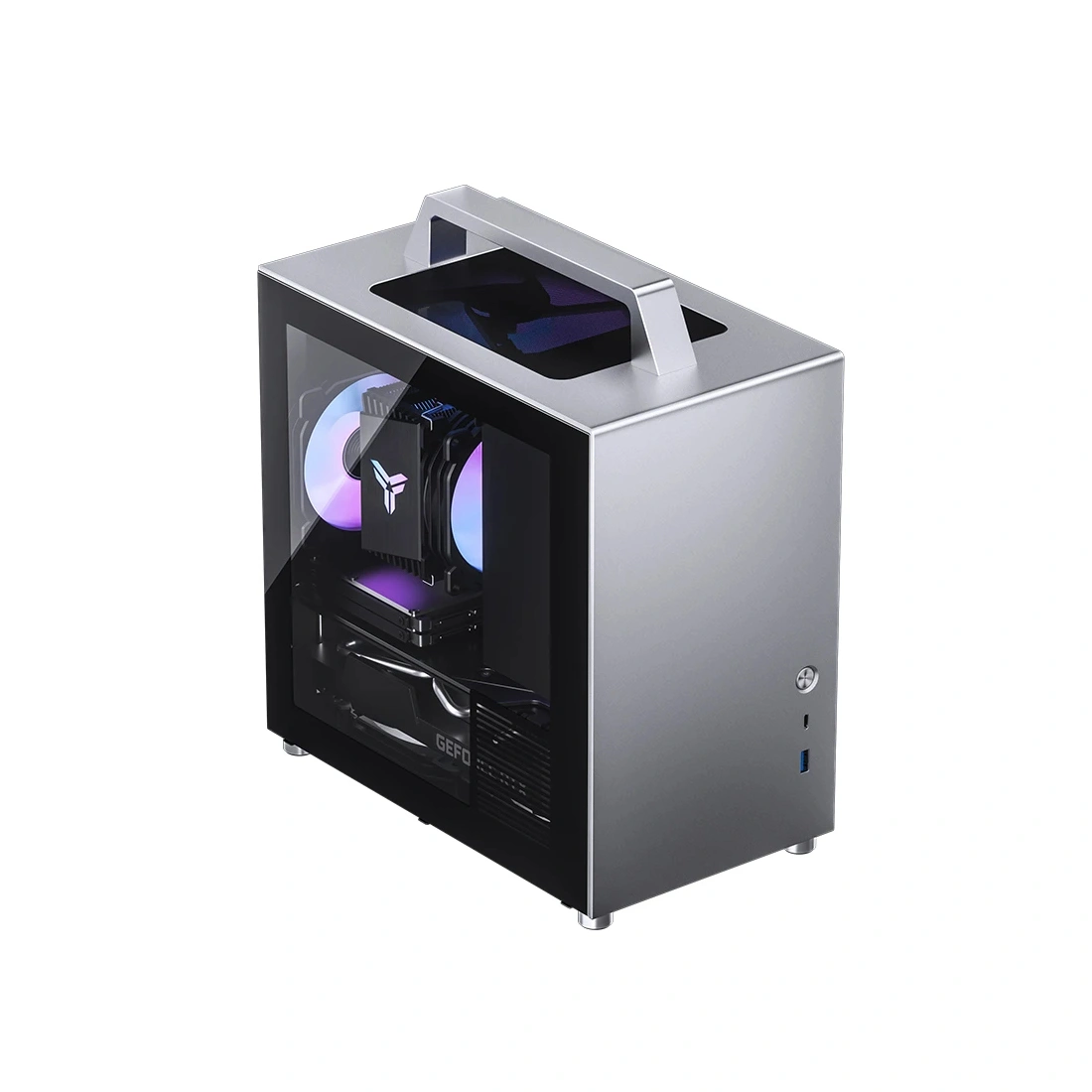 Компьютерный корпус Jonsbo T8 PLUS Silver без Б/П 