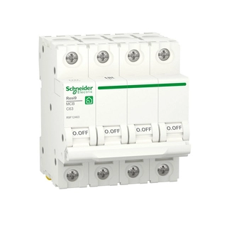 Автоматический выключатель SE R9F12463 (АВ) 4P С 63А 6 kA 