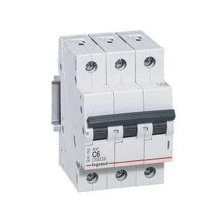 Автоматический выключатель Legrand 419705 3П C 6А RX3 4,5kA 