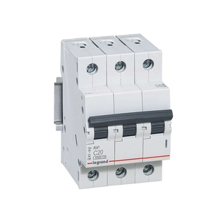 Автоматический выключатель Legrand 419709 3П C 20А RX3 4,5kA 