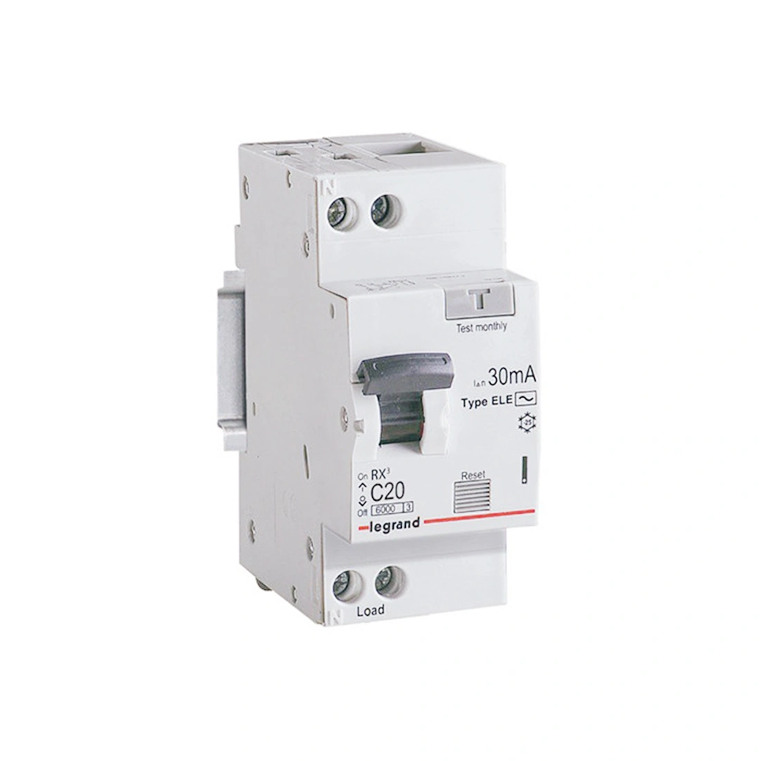 АВДТ Legrand 419400 1П+Н 20А АC RX3 30мA 