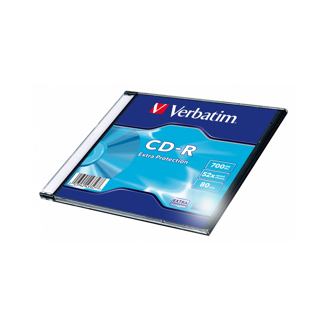 Диск CD-R Verbatim (43347) 700MB 1штук Незаписанный 