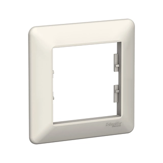 Рамка SE EPH5805123 Asfora EM 1 постовая кремовый 