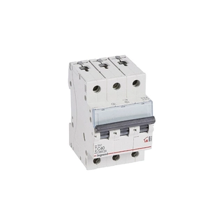 Автоматический выключатель Legrand 404060 3П C 40A TX3 6000 6kA 