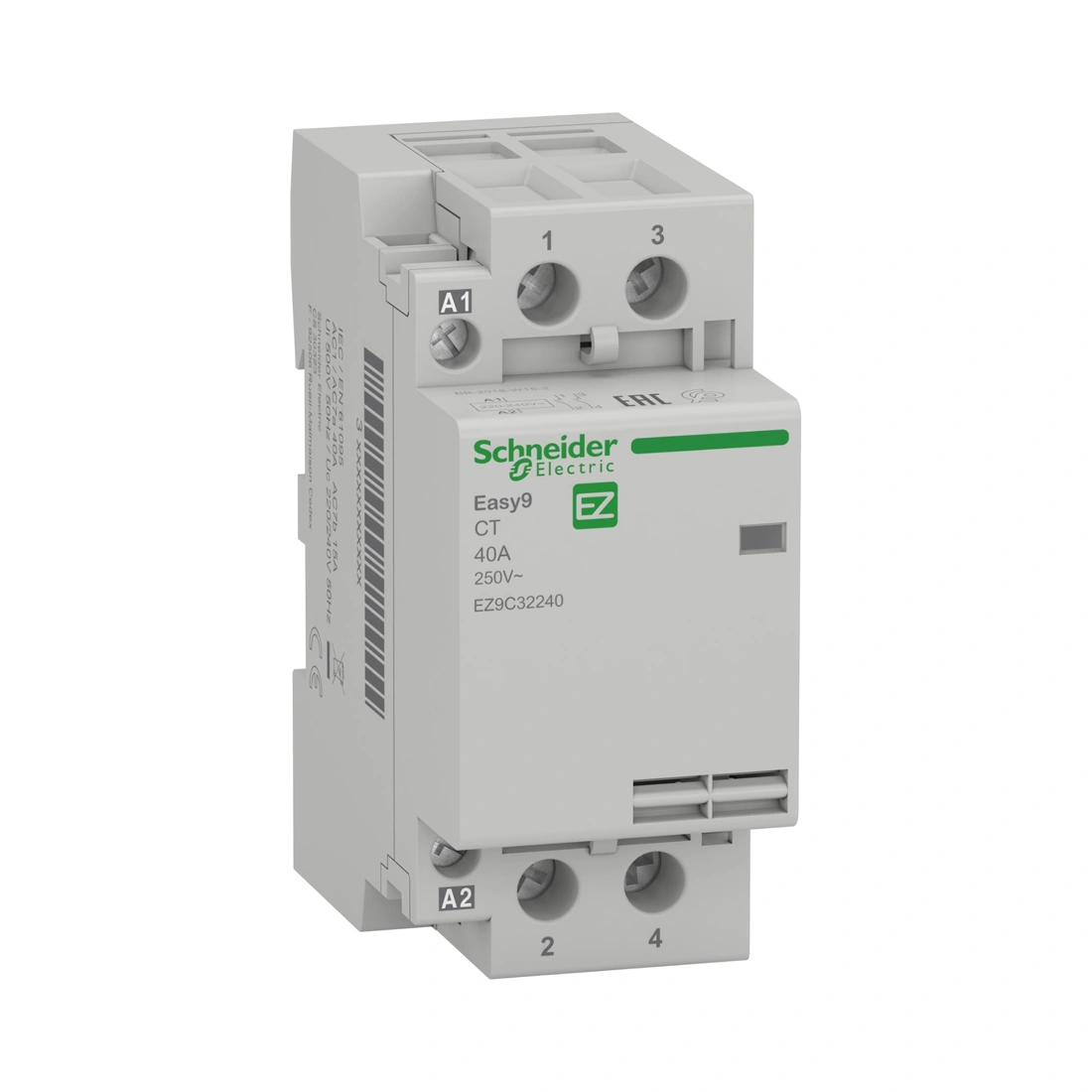 Контактор модульный SE EZ9C32240 40A 2НО 230/250В АС 50ГЦ 