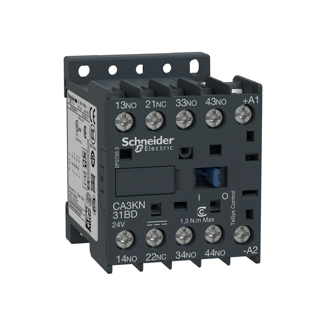 Реле промежуточное SE CA3KN31BD 3НО+1НЗ 24В 