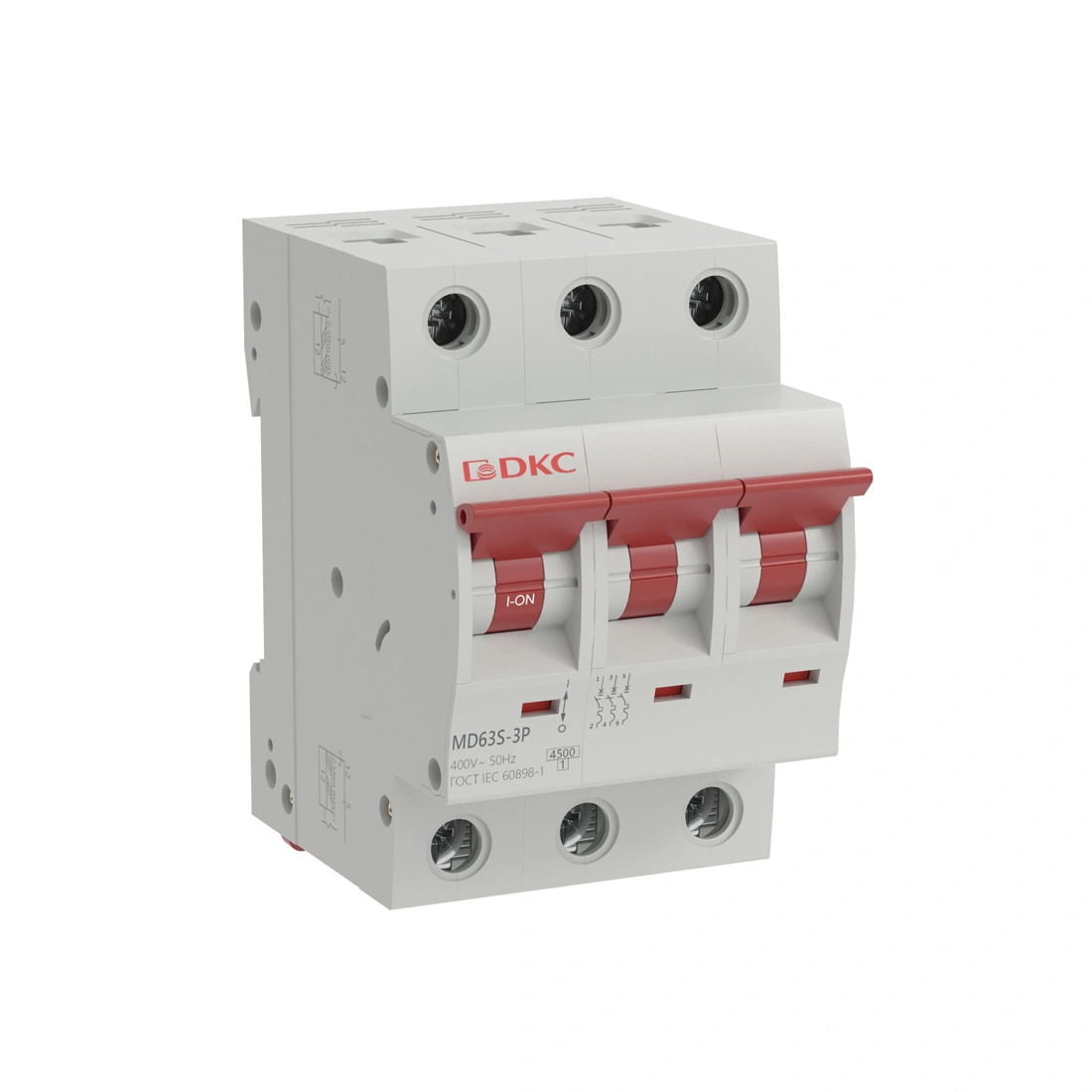 Автоматически выключатель DKC MD63S-3PC32 YON max 3П 32А С 4,5кА 