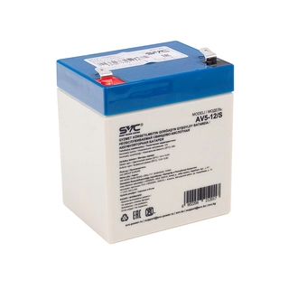Аккумуляторная батарея SVC AV5-12/S 12В 5 Ач AV5-12/S