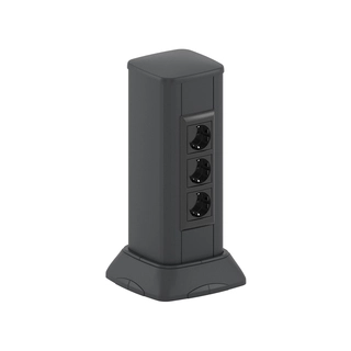 Миниколонна алюминиевая DKC 19533 0.35м Алюминий черный 