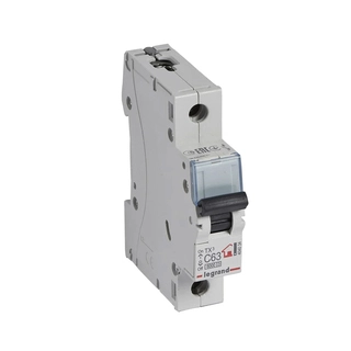 Автоматический выключатель Legrand 404034 1П C63A TX3 6000 6kA 