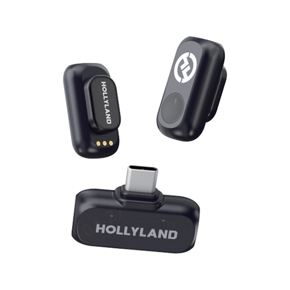 Петличный микрофон Hollyland Lark A1 Mini Duo USB-C Черный