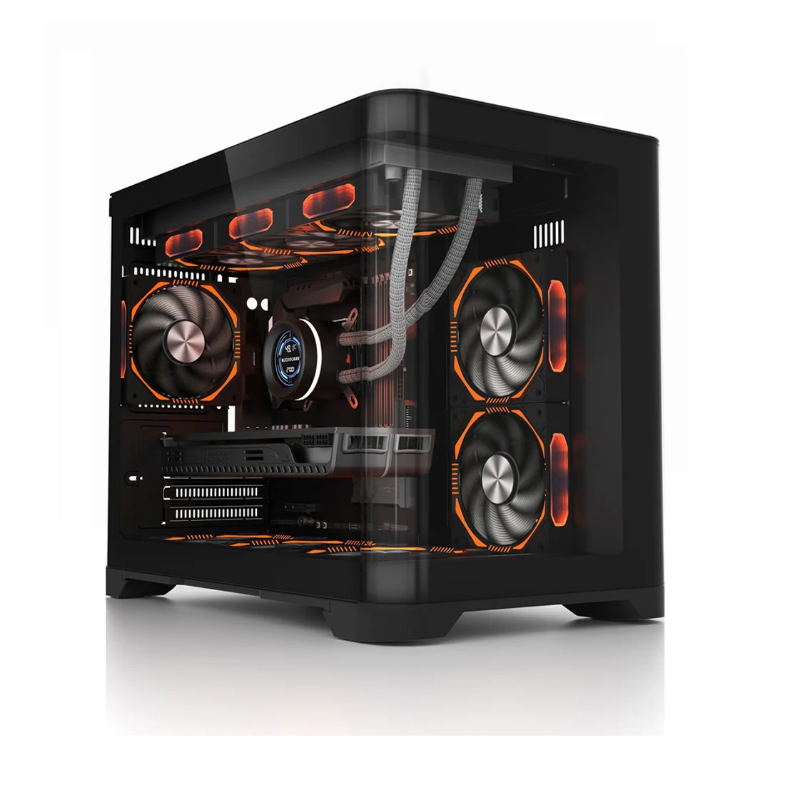 Компьютерный корпус 1STPLAYER UV6 BLACK без Б/П 