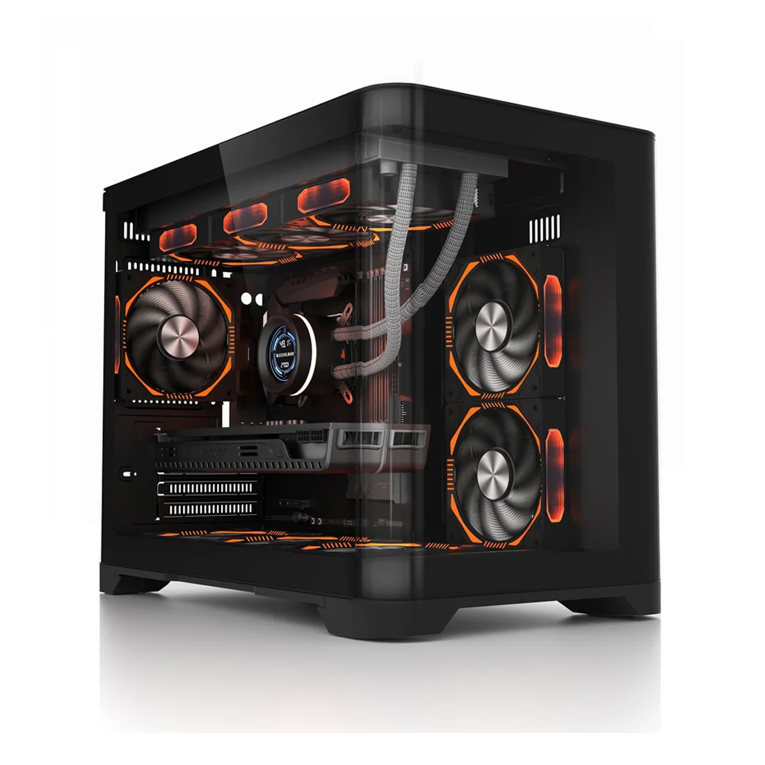 Компьютерный корпус 1STPLAYER UV6 WHITE без Б/П 