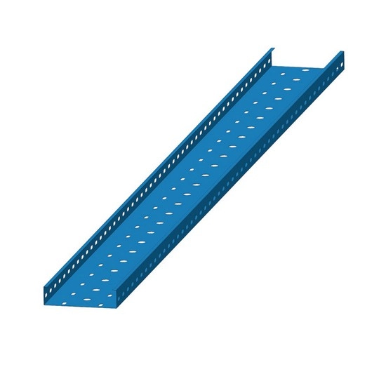 Лоток перфорированный монтажный, North Aurora, ЛПМ 100х80-0.7-3000-ОЦ 