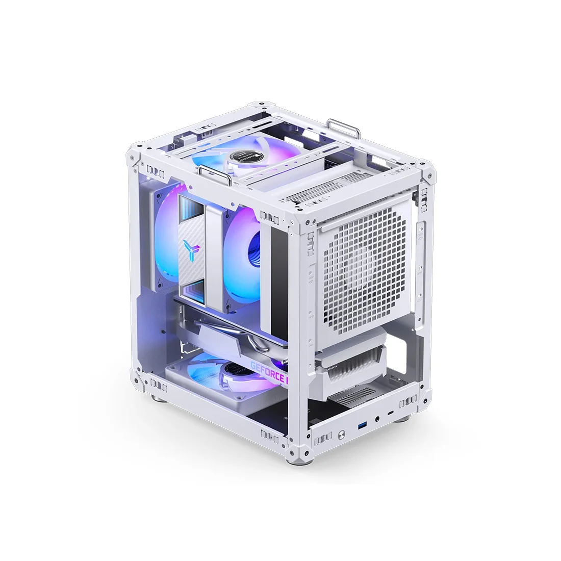 Компьютерный корпус Jonsbo C6-ITX White без Б/П 