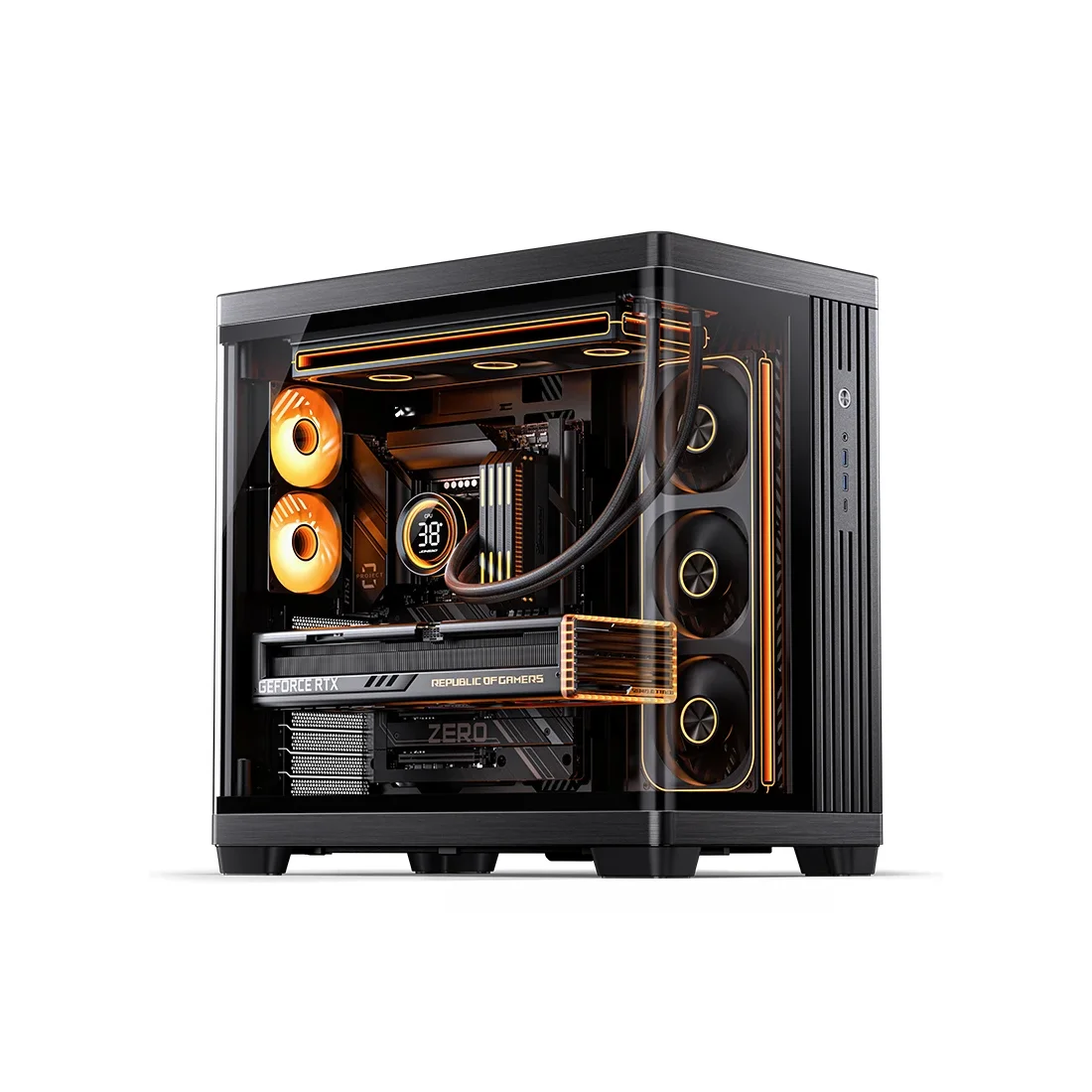 Компьютерный корпус Jonsbo TK-4 Black без Б/П 