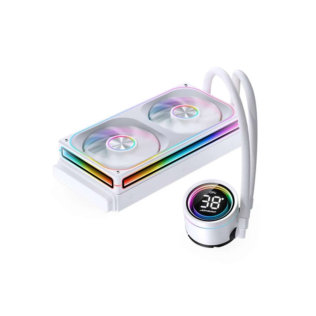 Кулер с водяным охлаждением Jonsbo TH-240 White 