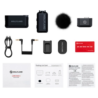 Петличный микрофон Hollyland Lark MAX 2 Solo Серый  - фото 2