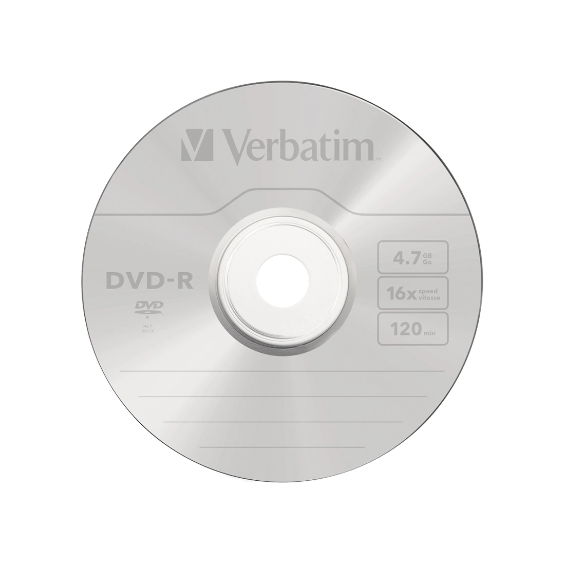 Диск DVD-R Verbatim (43547) 4.7GB 1штука Незаписанный 