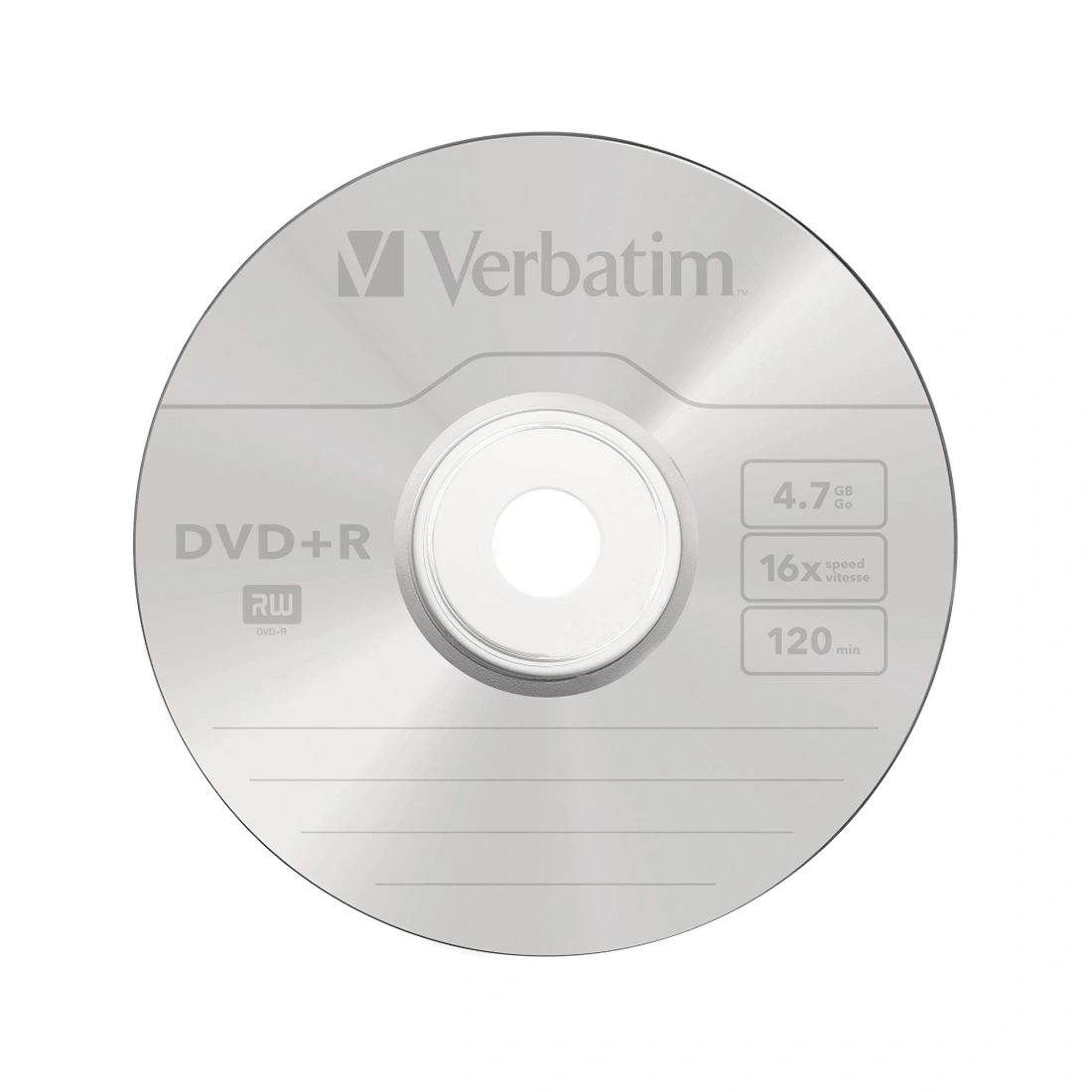 Диск DVD+R Verbatim (43550) 4.7GB 50штук Незаписанный 