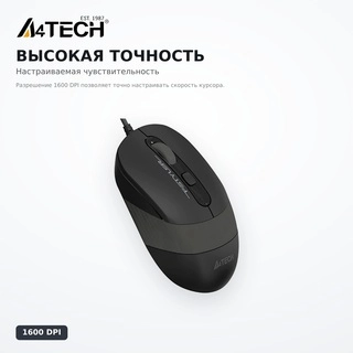 Мышь проводная A4tech FM10 Grey - фото 5