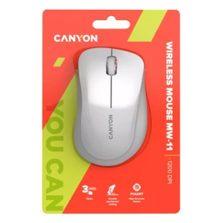 Мышь беспроводная Canyon CNE-CMSW11PW