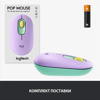 Мышь беспроводная Logitech Pop Mouse 910-006547 - фото 6