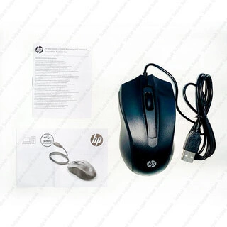 Проводная мышь HP 6VY96AA 100 Black USB-A - фото 3