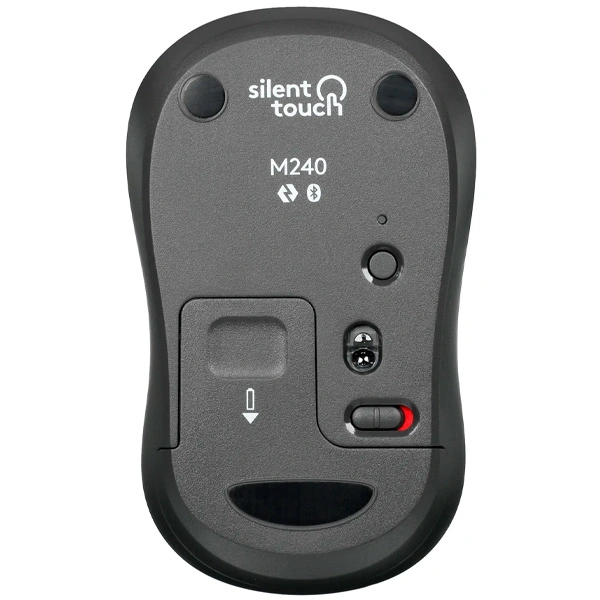 Мышь беспроводная Logitech M240 Silent Black (910-007119) - фото 2
