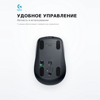 Мышь обычная беспроводная Logitech MX Anywhere 3S, GRAPHITE, 910-006929 - фото 4