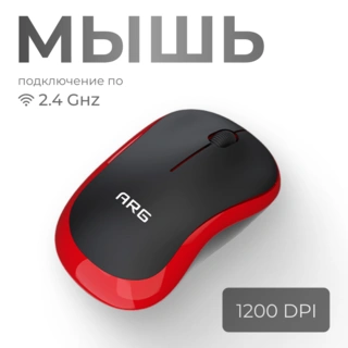 Компьютерная мышь ARG MO2W Black-Red