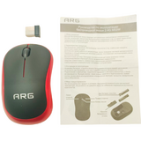 Компьютерная мышь ARG MO2W Black-Red - фото 8