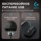 Игровая мышь Logitech G Pro X Superlight 2 Dex Black 910-007357 - фото 12