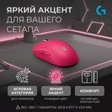 Игровая мышь Logitech G Pro X Superlight 2 Dex Pink 910-007373 - фото 10