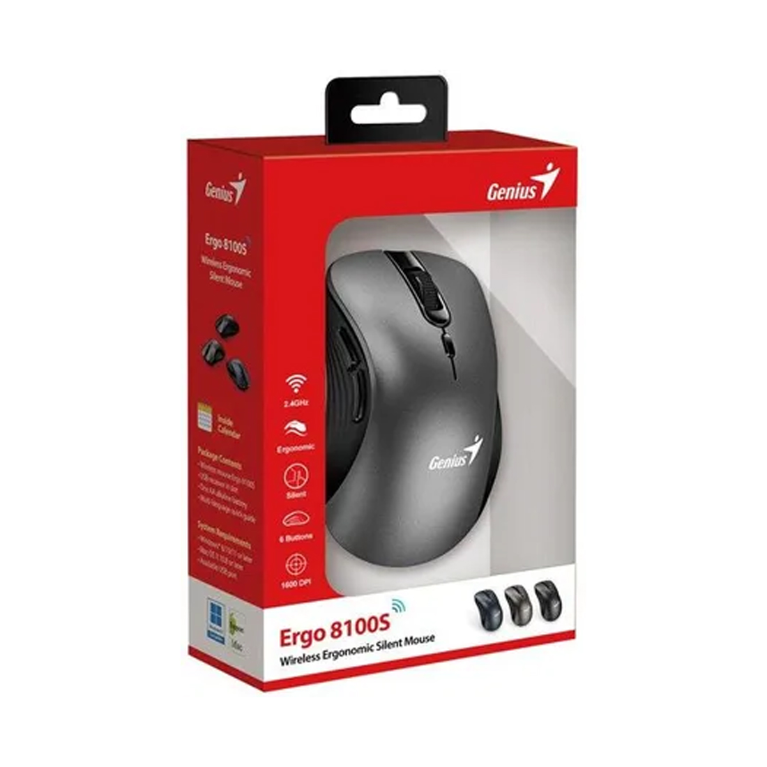 Компьютерная мышь Genius Ergo 8100S Iron Grey 