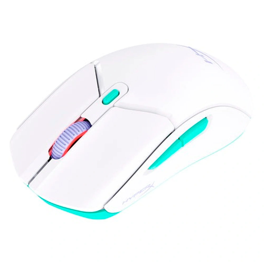 HyperX компьютерлік тышқан Pulsefire Haste 2 Core Wireless (Wht/Grn/Pur) 8R2E7AA - фото 4