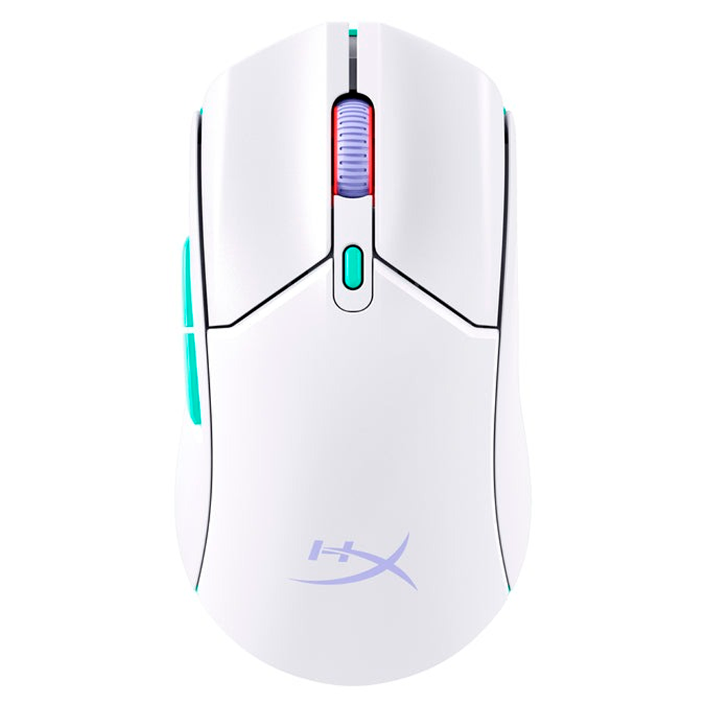 HyperX компьютерлік тышқан Pulsefire Haste 2 Core Wireless (Wht/Grn/Pur) 8R2E7AA