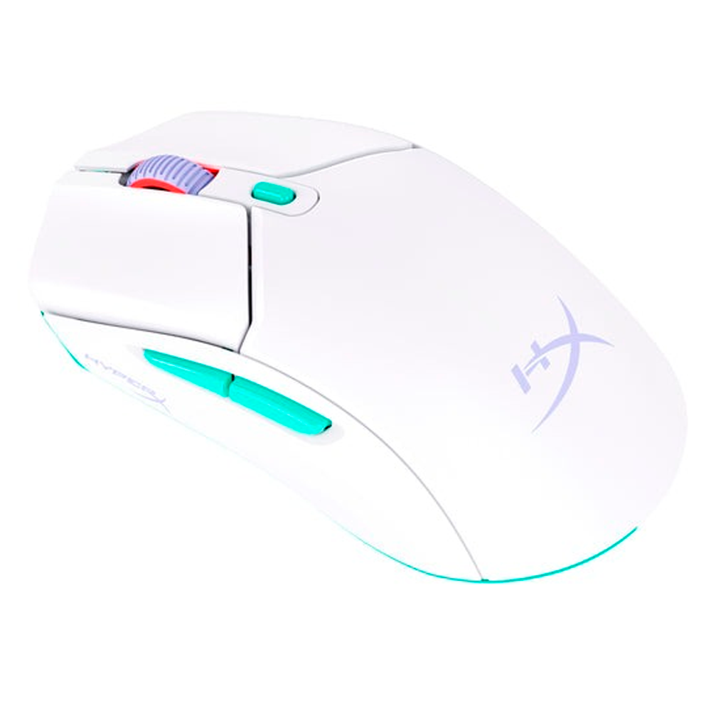 Компьютерная мышь HyperX Pulsefire Haste 2 Core Wireless (Wht/Grn/Pur) 8R2E7AA - фото 5