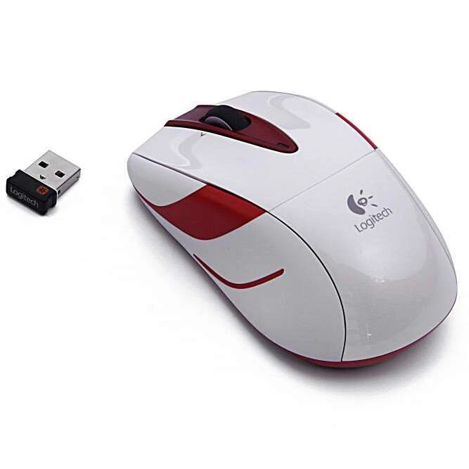 Мышь беспроводная Logitech Wireless Mouse M525 White-Red