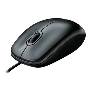 Мышь проводная Logitech B100 Black - фото 3