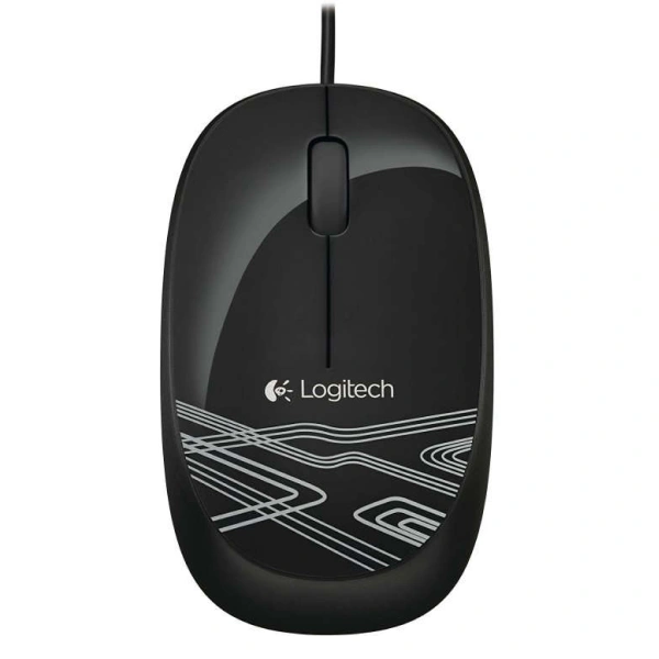 Мышь проводная Logitech M-105 Black  910-002940