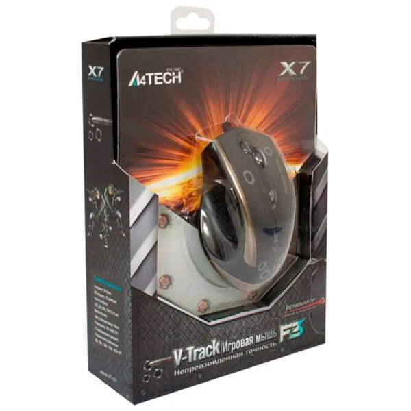 Мышь проводная  A4Tech F3 V-Track - фото 2