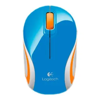 Беспроводная мышь Logitech M187 mini Blue