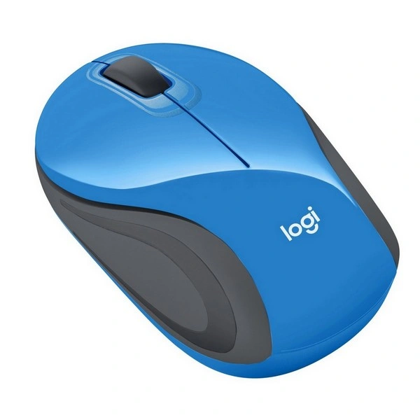 Беспроводная мышь Logitech M187 mini Blue - фото 5
