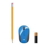 Беспроводная мышь Logitech M187 mini Blue - фото 7