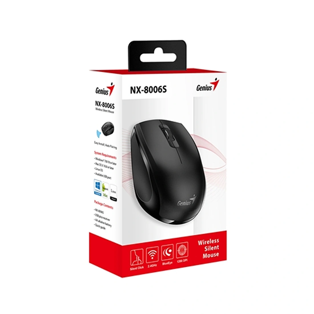 Компьютерная мышь Genius NX-8006S Black  - фото 3