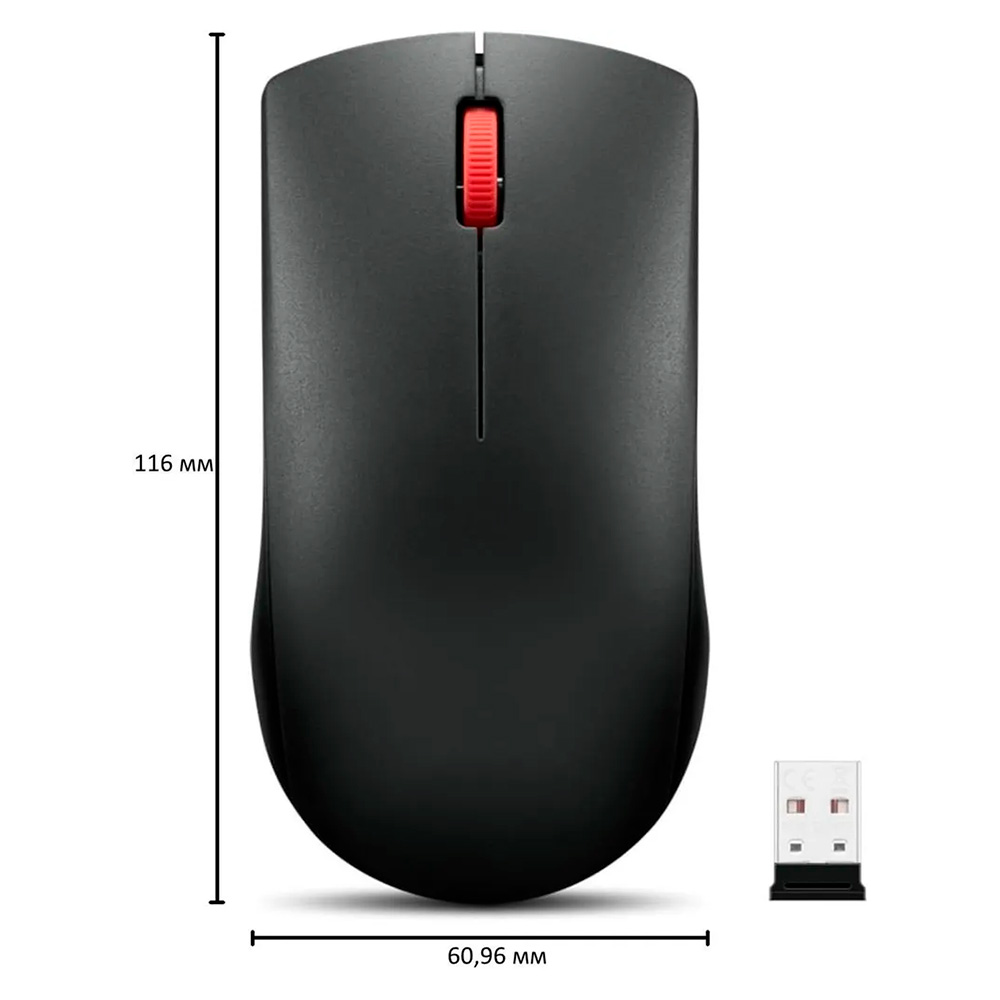 Мышь Lenovo 150 Black (GY51L52638) - фото 2