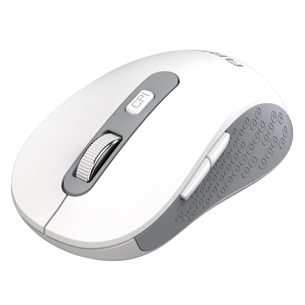 Мышь обычная беспроводная ARG MOW5 White-Gray - фото 2