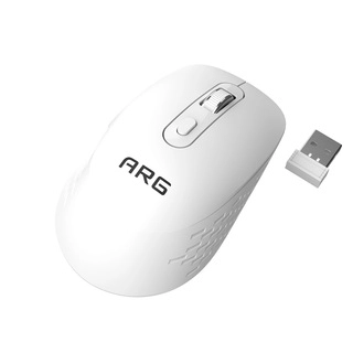 Мышь обычная беспроводная ARG MOW4 White - фото 4